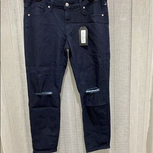 Just Black Knee Slit‎ Dark Blue Jeans 32 P women’s